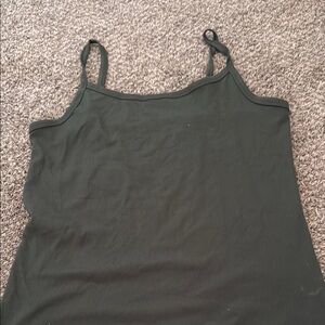 NOBO Green Fitted Sleeveless Camisole Top